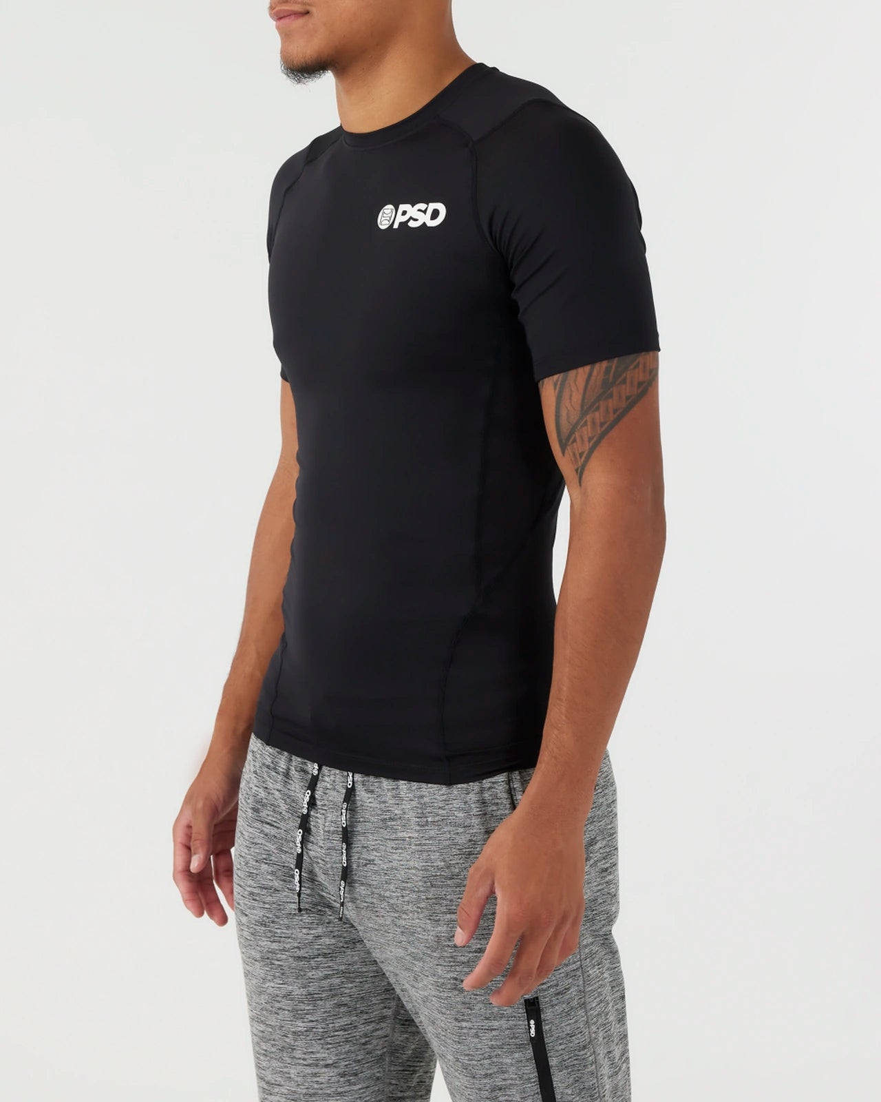 COMPRESSION TEE SHORT SLEEVE - BLACK - Image 2