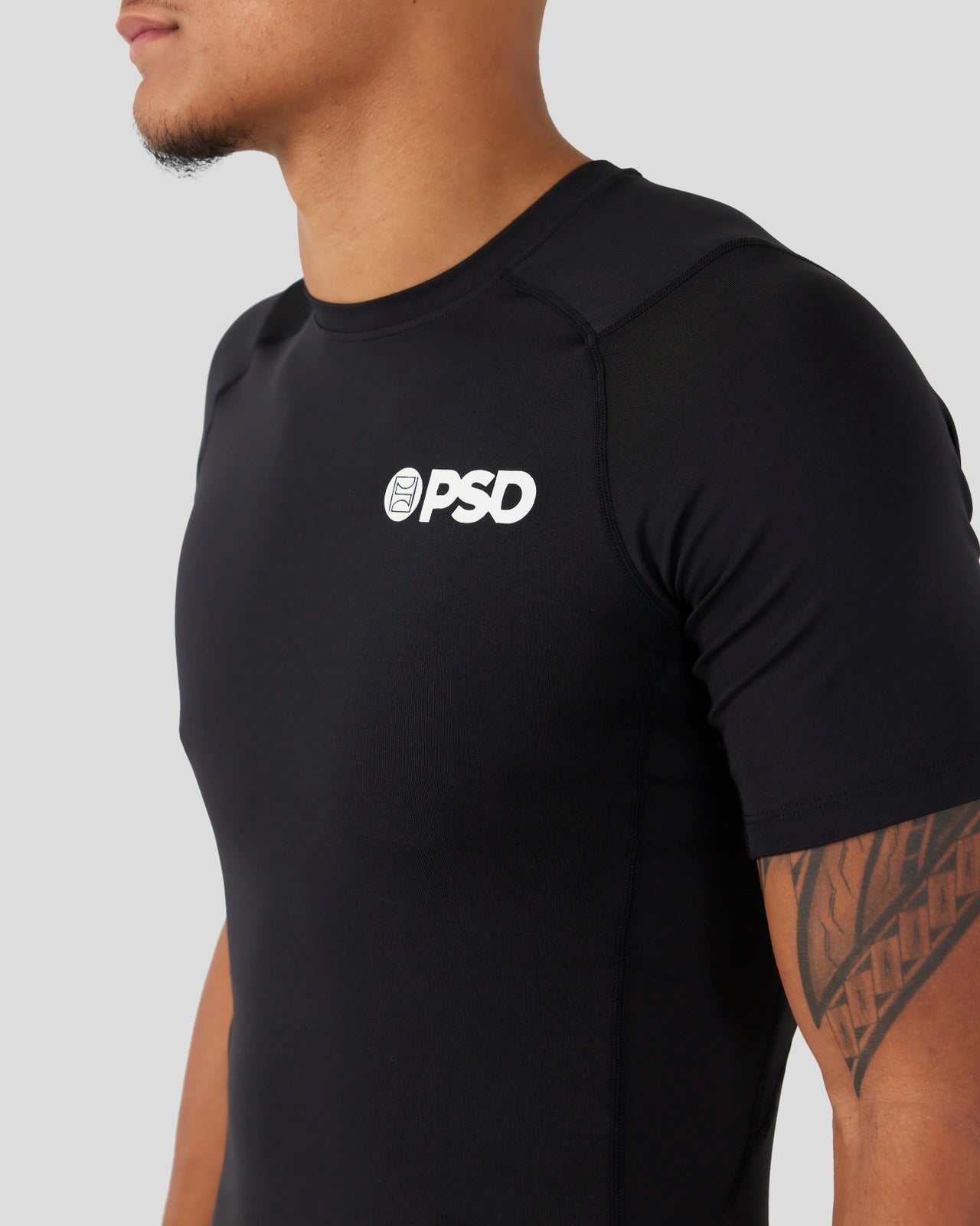 COMPRESSION TEE SHORT SLEEVE - BLACK - Image 3