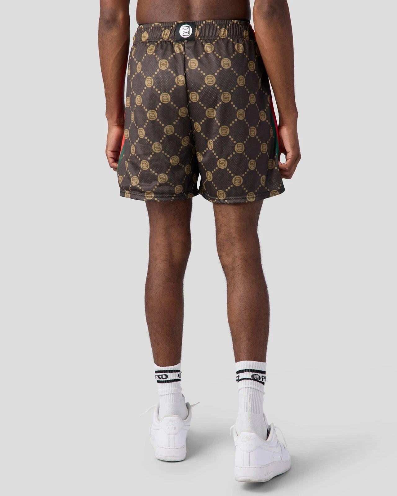 EMBLEM LUX BROWN ACTIVE SHORT - Image 3